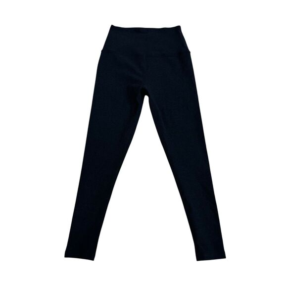 Beyond Yoga Caught in the Midi High Waist Leggings Darkest Night Size M - Picture 1 of 9